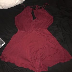 Red romper
